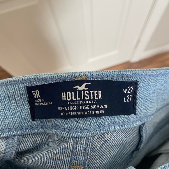 Hollister Ultra High Rise Mom Jeans Patchwork Size 27 - Picture 11 of 11
